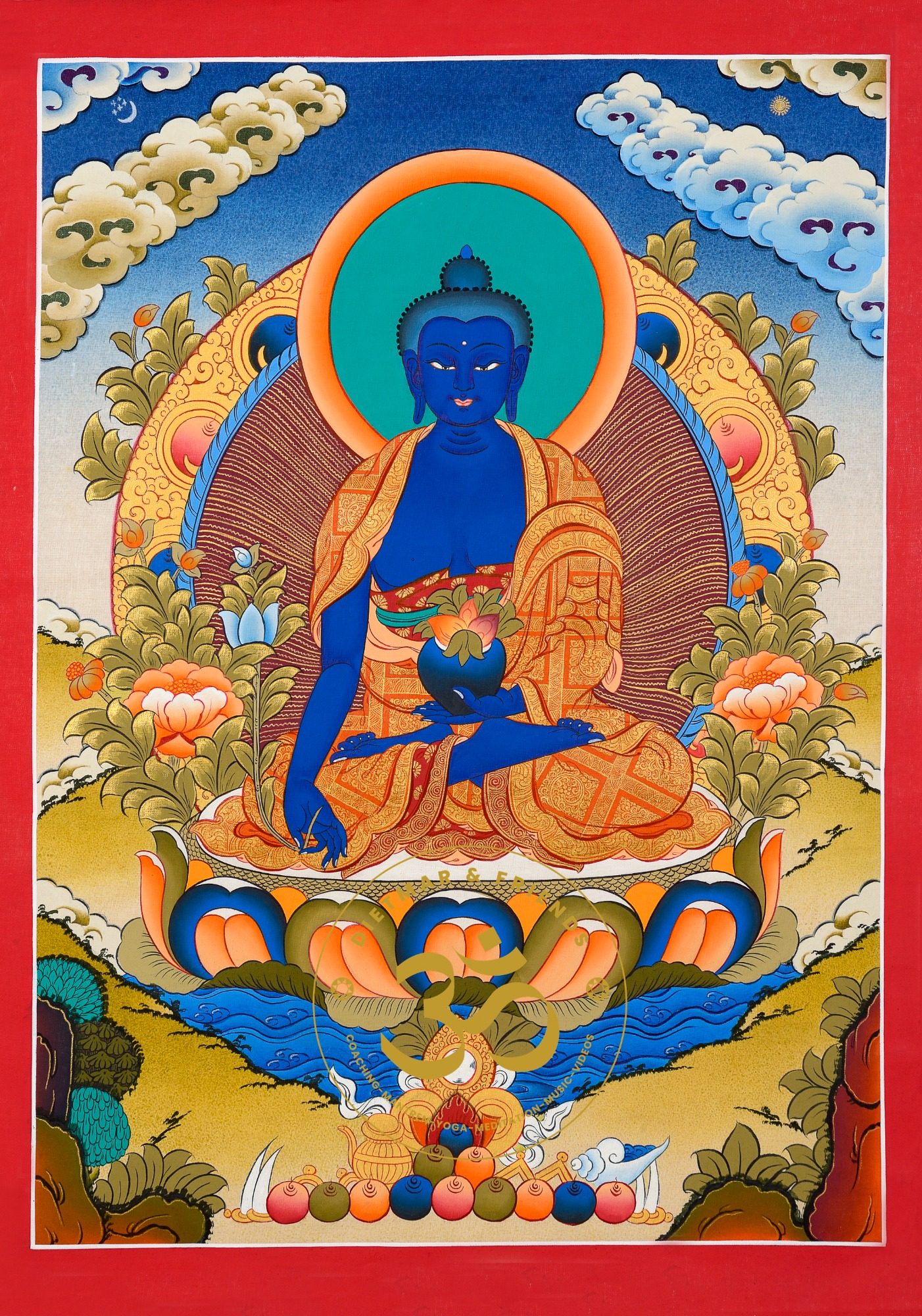 Medizinbuddha Medizinbuddha Thangka